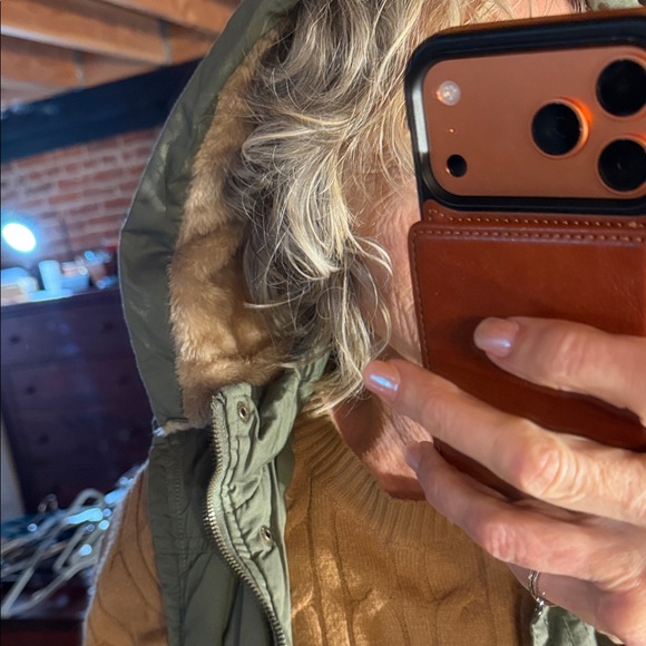 YMI Olive Green Hooded Utility Vest - Picture 2 of 8